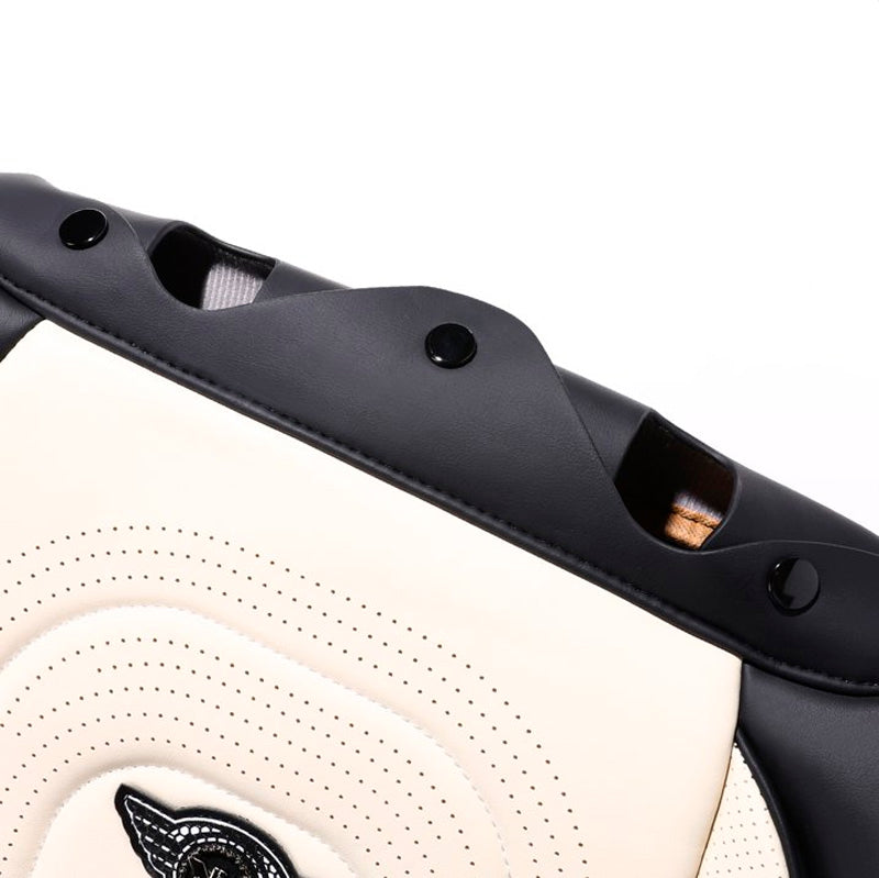 Capa Universal Completa Para Carro Izurus em Couro Legítimo e AirBag +BRINDES: 3 Tapetes Para Carro e Capa de Volante
