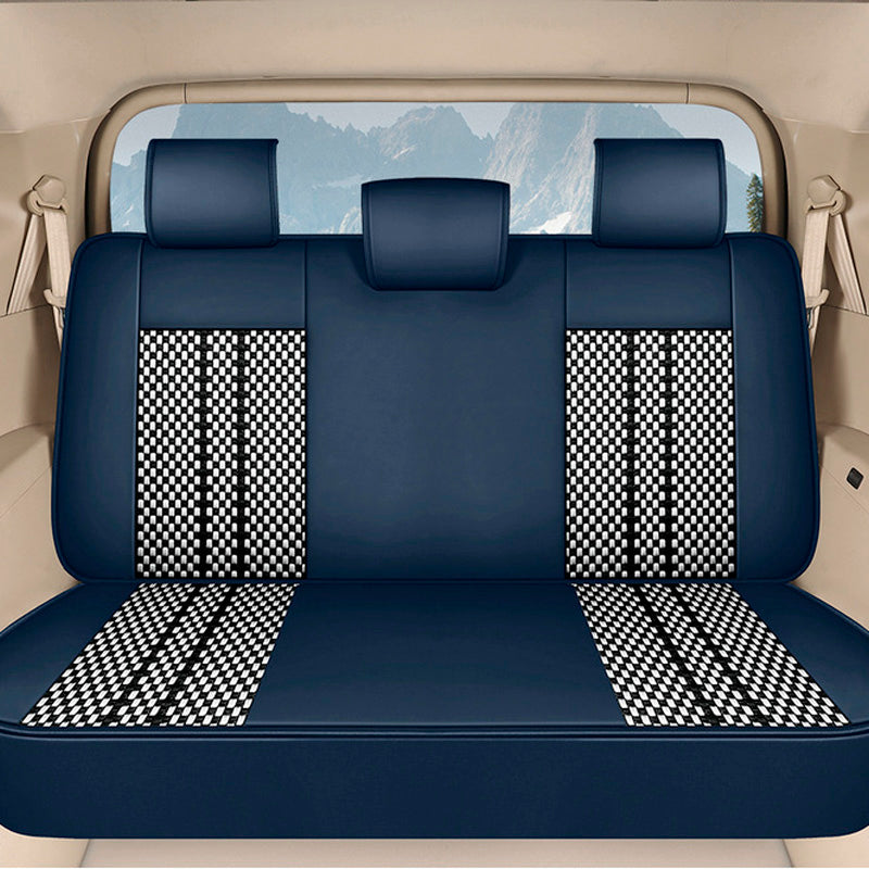 Capa Universal Completa Para Carro Evotek em Couro Legítimo e AirBag +BRINDES: 3 Tapetes Para Carro e Capa de Volante