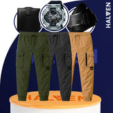 [Leve 3 Pague 2] Calças Masculina Tática Soldier em Tecido RipStop e Poliéster +BRINDES: Relógio, Cinto e Carteira