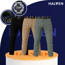 [Leve 3 Pague 2] Calça Militar Noir em Tecido RipStop e Poliéster +BRINDES: Relógio Tático e Cinto Tático