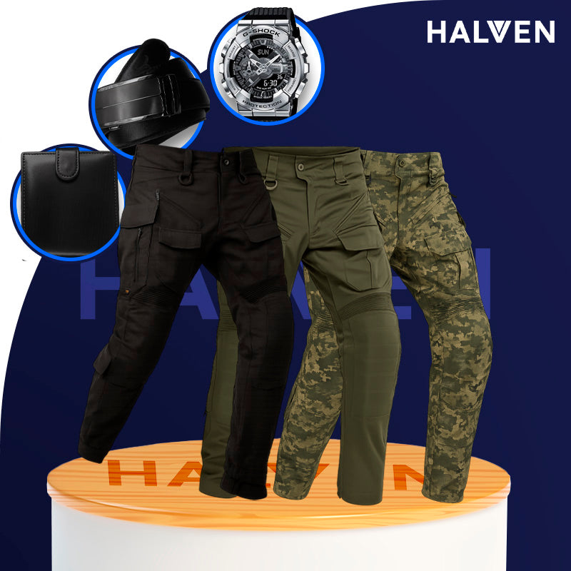[Leve 3 Pague 2] Calça Masculina Vektor em Tecido Tático Militar e Poliéster +BRINDES: Relógio, Cinto e Carteira